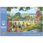 Picnic at the Bowling Green 1000 Piece Jigsaw Puzzle image number 1