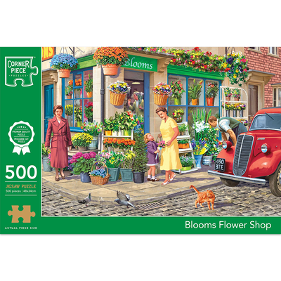 Blooms Flower Shop 500 Piece Jigsaw Puzzle image number 1