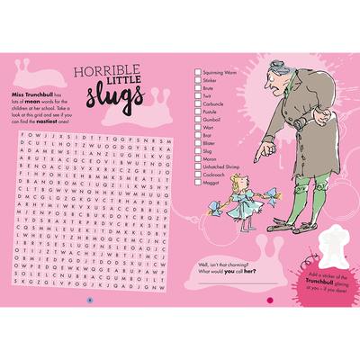 Roald Dahl&rsquo;s Matilda Wonderful Sticker Activity Book image number 3