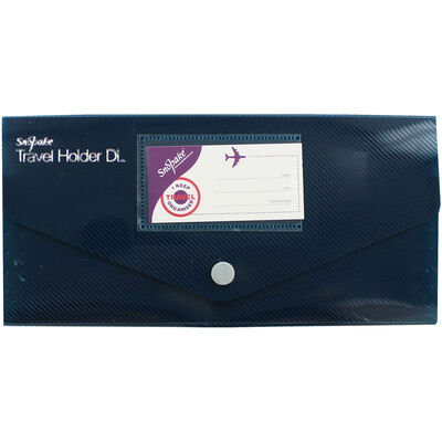 Snopake Fusion Travel Holder Wallet - Blue image number 1