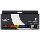 Crawford & Black Acrylic Paint: Pack of 12 image number 1