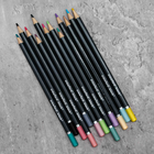 Crawford & Black Metallic Colouring Pencils: Pack of 12 image number 2