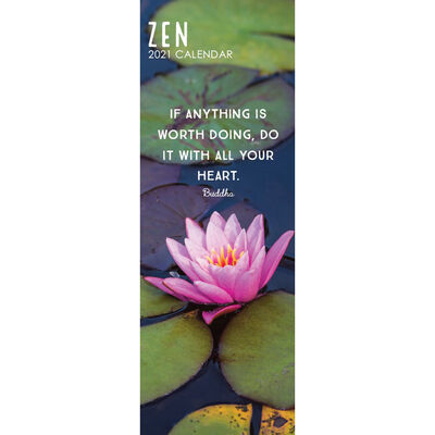2021 Slim Calendar: Zen image number 1