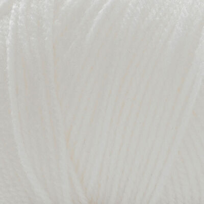 Baby Bonus DK: Baby White Yarn 100g image number 2