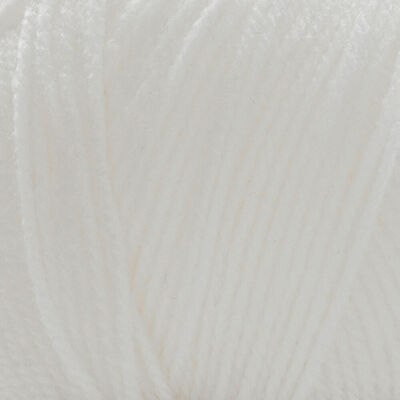 Baby Bonus DK: Baby White Yarn 100g image number 2