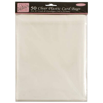 A5 Clear Craft Bags: Pack of 50 image number 1