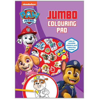Paw Patrol Jumbo Colouring Pad image number 1
