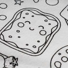 Colour Your Own Cute Food Bag: Pack of 12 image number 3