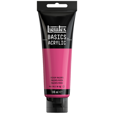 Liquitex Basics Acrylic Medium Magenta: 118ml image number 1