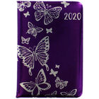 Metallic Purple 2020 Week to View Pocket Diary image number 1