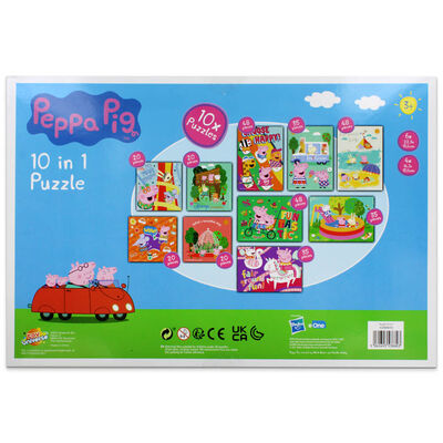 Peppa Pig 10-in-1 Piece Jigsaw Puzzle image number 2