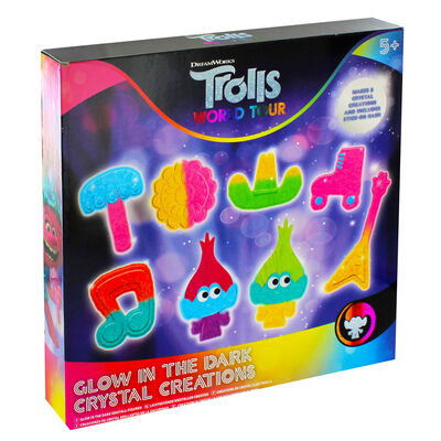 Trolls World Tour Glow in the Dark Crystal Creations image number 1