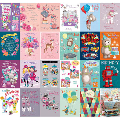 Box Of 576 Greeting Cards - 12x48 Assorted Designs image number 2