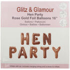 Rose Gold Foil Hen Party 16 Inch Balloons image number 1