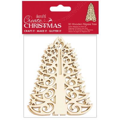 3D Wooden Filigree Tree From 2.00 GBP | The Works