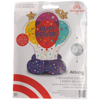 33 Inch Happy Birthday Decorative Balloon image number 1