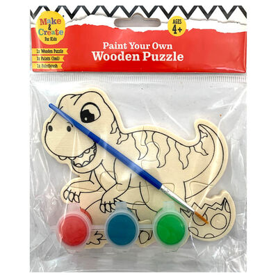 Paint Your Own Wooden Puzzle: Assorted image number 1