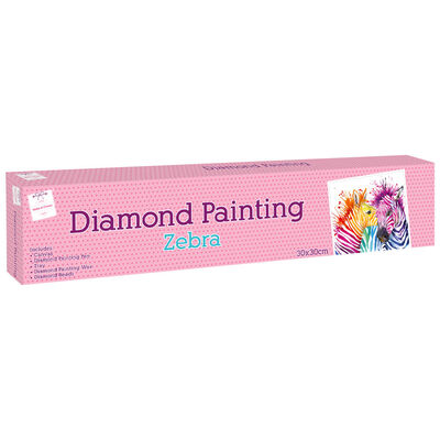 Diamond Painting: Zebra image number 1