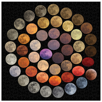 Colours of the Moon 500 Piece Jigsaw Puzzle