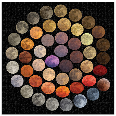 Colours of the Moon 500 Piece Jigsaw Puzzle image number 2