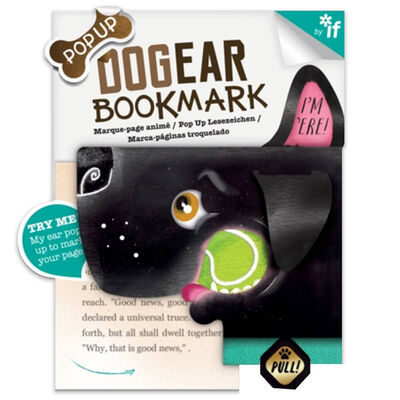 Dog Ear Bookmark: Diana The Black Labrador image number 1