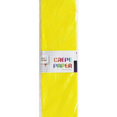 Crepe Paper - Yellow image number 1