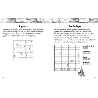 Posh Large Print Logic: 100 Puzzles image number 4