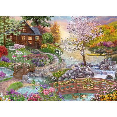 Spring Stream 500 Piece Jigsaw Puzzle image number 2