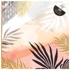 Tropical Sunset Palm Leaves Slip-In Photo Album image number 1