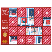 Christmas Stamps 1008 Piece Jigsaw Puzzle Advent Calendar