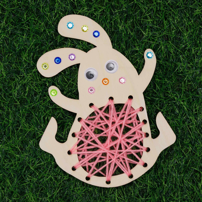 Make Your Own Bunny String Art image number 2