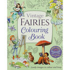 Vintage Fairies Colouring Book image number 1