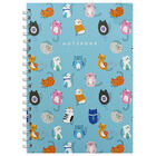 B5 Blue Cat Notebook image number 1