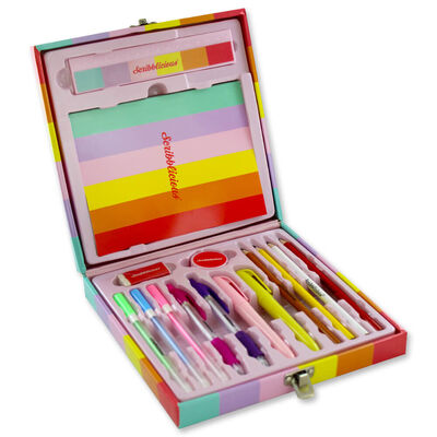 Scribblicious 15 Piece Pastel Stationery Set image number 2
