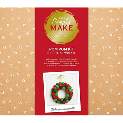 Pompom Wreath Kit image number 1