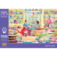 Tea Cake 1000 Piece Jigsaw Puzzle