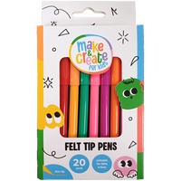 Felt Tip Markers: Pack of 20