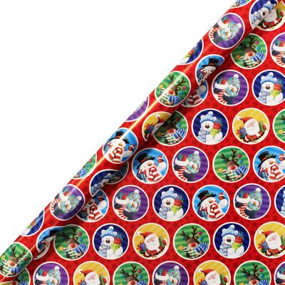 Christmas Gift Wrap 10m: Assorted Design image number 2