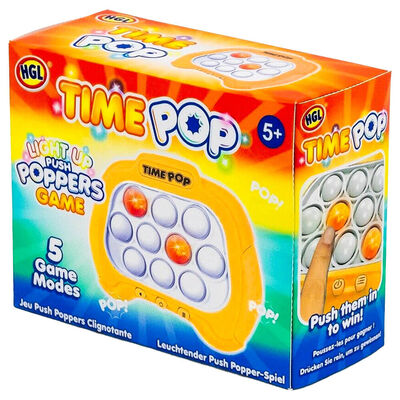 Time Pop Light Up Push Popper Game: Orange image number 1
