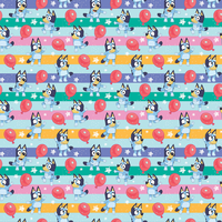 Bluey 2 Sheet 2 Tag Gift Wrap Set