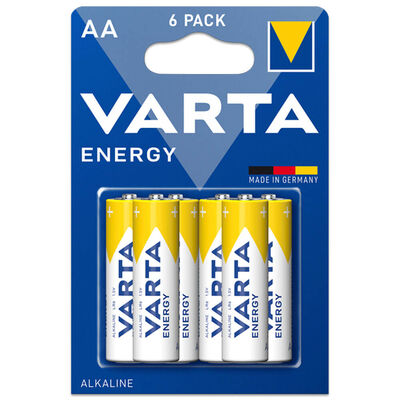 VARTA Energy AA Batteries: Pack of 6 image number 1