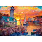 Sunset Harbour 1000 Piece Jigsaw Puzzle image number 2