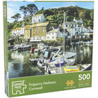 Polperro Harbour Cornwall 500 Piece Jigsaw Puzzle image number 1