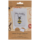 Cross Stitch Card Set: Bee image number 1