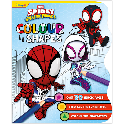 Marvel: Spidey & Friends: Colour By Shapes image number 1