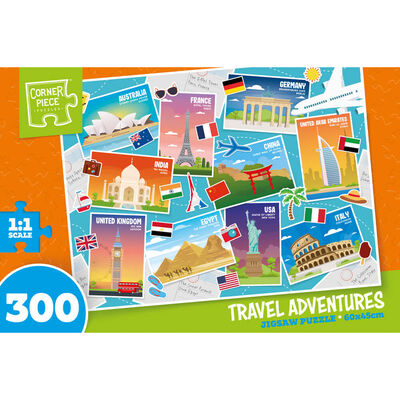 Travel Adventures 300 Piece Jigsaw Puzzle image number 1