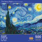 Vincent van Gogh Starry Night Art 500 Piece Jigsaw Puzzle image number 1