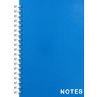 A5 Wiro Plain Blue Lined Notebook image number 1