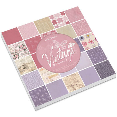 Vintage Romance Design Pad: 12 x 12 Inches image number 1