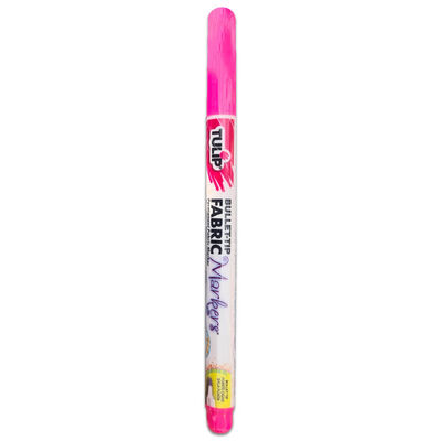 Tulip Skinny Fabric Marker Pen: Neon Pink image number 1
